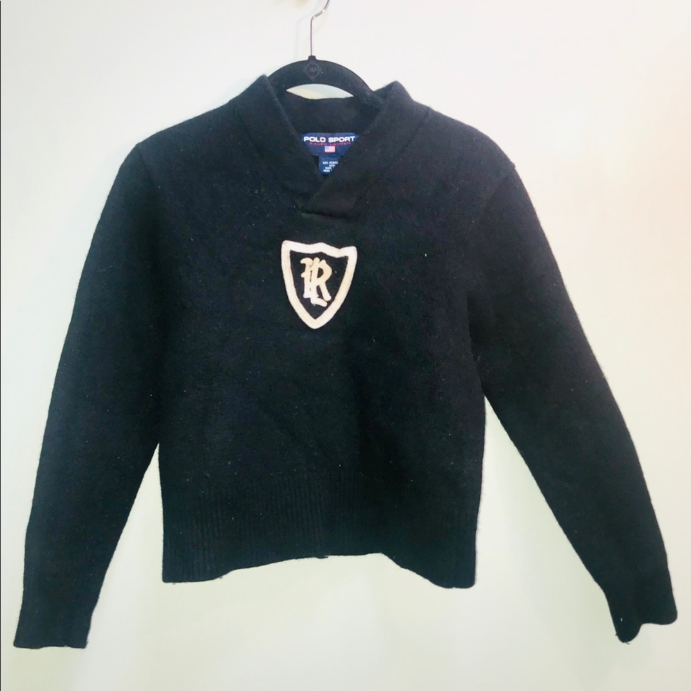 |Ralph Lauren| Polo Sport V Neck Wool Sweater Sz S